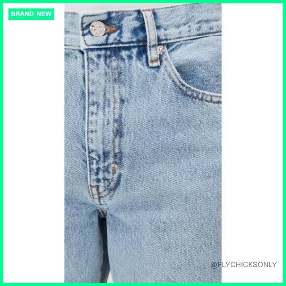 High Rise Barrel Leg Jeans, Non-Stretch Denim, 5-Pocket Styling - Picture 6 of 6